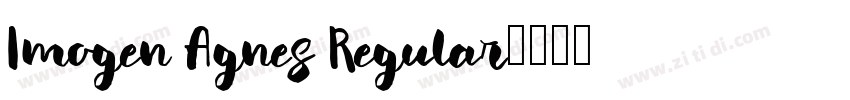 Imogen Agnes Regular字体转换